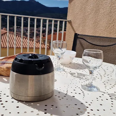 A Banyuls-sur-mer, Terrasse Proche Plages - Fr-1-309-73 *